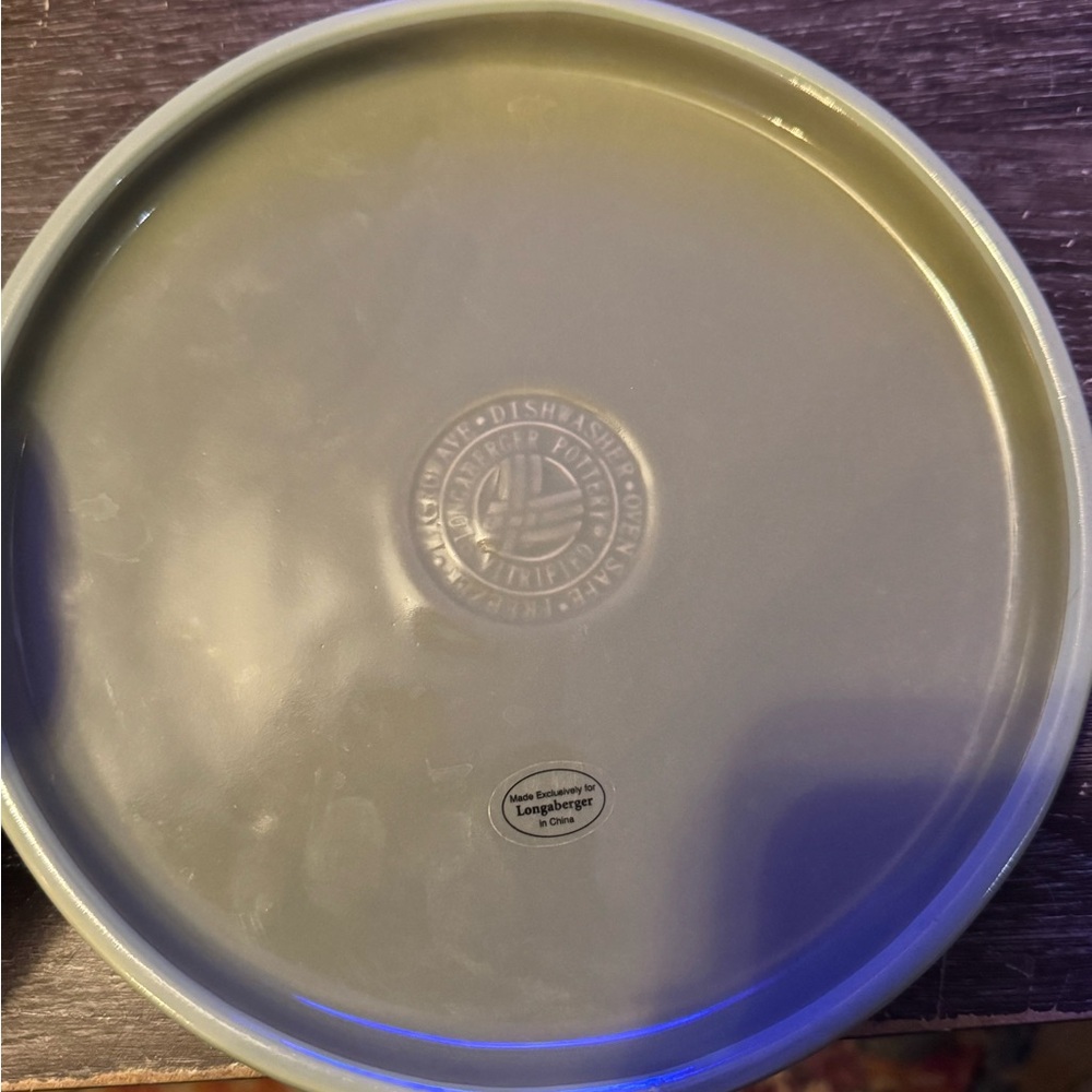 Longaberger Cheese Dish